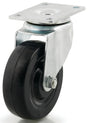 Dh Casters C-LM4P1RS Swivel Caster, 4 in Dia Wheel, 1-1/4 in W Wheel, Rubber Wheel, 265 lb