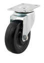 Dh Casters C-LM5P1RS Swivel Caster, 5 in Dia Wheel, 1-1/4 in W Wheel, Rubber Wheel, 300 lb