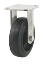 Dh Casters C-MHD6MRR Rigid Caster, 6 in Dia Wheel, 2 in W Wheel, Molded Rubber Wheel, 450 lb