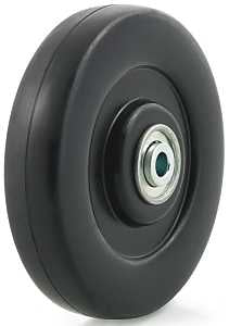 Dh Casters W-SR50114B3 Caster Wheel, 5 in Dia Wheel, Rubber