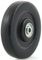 Dh Casters W-SR50114B3 Caster Wheel, 5 in Dia Wheel, Rubber