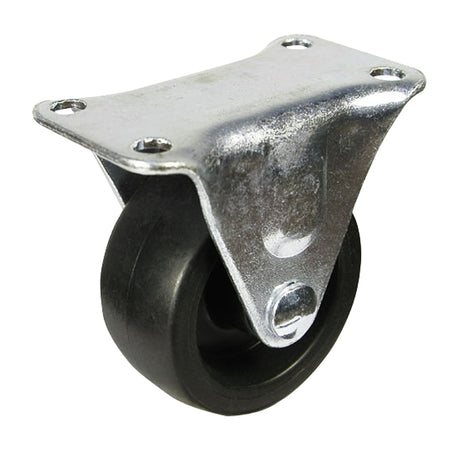 Dh Casters C-GD30PR Rigid Caster, 3 in Dia Wheel, 1-1/4 in W Wheel, Plastic Wheel, 220 lb