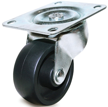 Dh Casters C-GD30PS Swivel Caster, 3 in Dia Wheel, 1-1/4 in W Wheel, Plastic Wheel, 220 lb