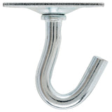Hampton Small Zinc-Plated Silver Steel 1.75 in. L Clothesline Hook Plate Type 200 lb 1 pk, Pack of 10