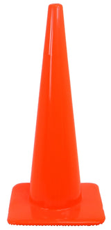 Safety Works 10073409 Safety Cone, 18 in H Cone, Bright Orange Cone