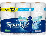 Sparkle 22238 Paper Towel, 4.85 in L, 11 in W, 2-Ply, Pack of 4