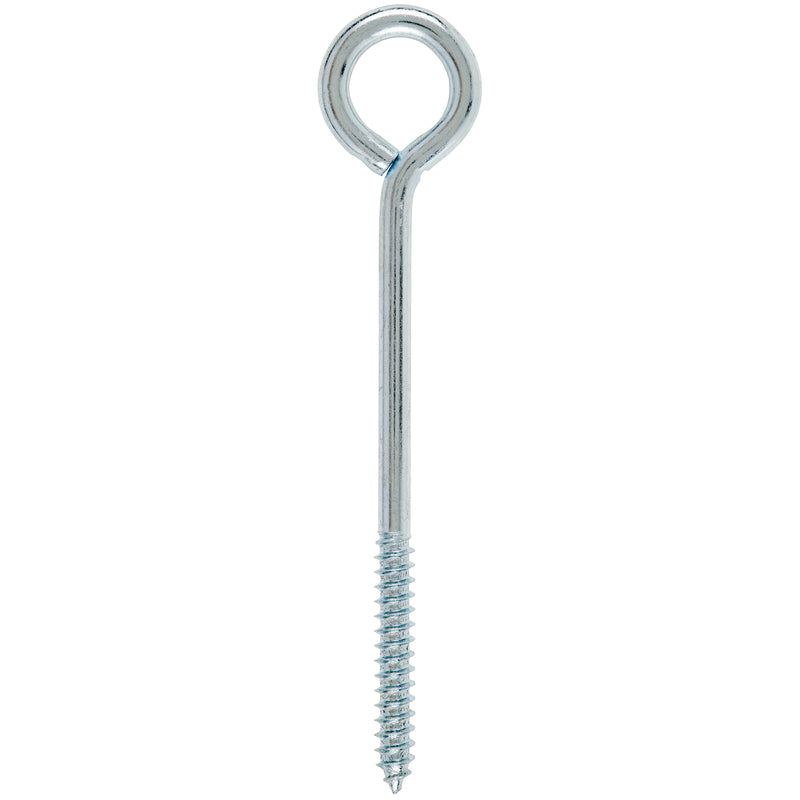 Hampton 5/16 in. X 6 in. L Zinc-Plated Steel Lag Thread Eyebolt, Pack of 10