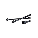 FastenMaster TimberLOK No. 10 X 4 in. L Hex Epoxy Coarse Wood Screws 12 pk