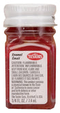 Testors 1104TT Enamel Paint, Gloss, Dark Red, 0.25 oz, Bottle