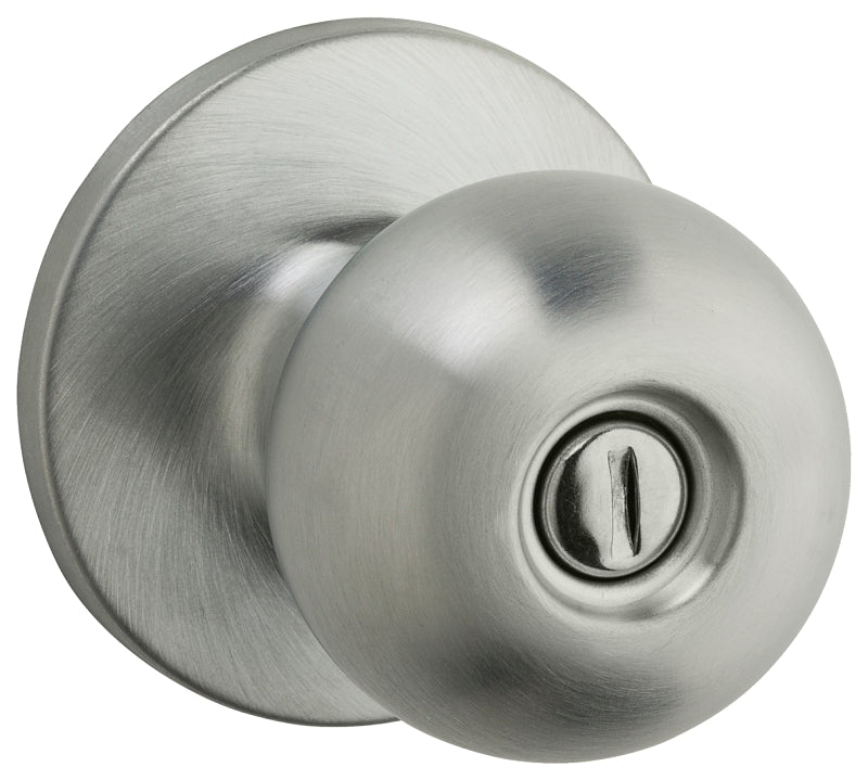Weiser Regina Series SK3000RG 26D CP Privacy Door Knob, Satin Chrome