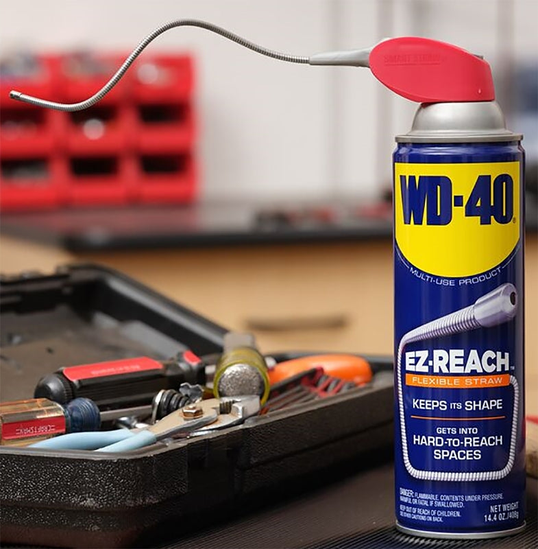WD-40 EZ-REACH 490194 Lubricant, 14.4 oz Aerosol Can, Liquid