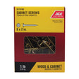 Ace No. 6 X 2 in. L Phillips Yellow Zinc Coarse Cabinet Screws 185 pk