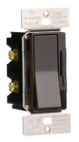 Eaton AL, DUL06P DUL06P-C7-KB-L Decorator Dimmer, 120 VAC, 600 W, CFL, Halogen, Incandescent, LED Lamp, 3-Way