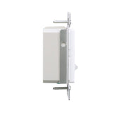 Eaton FSUL06-W-KB-L LED Slide Dimmer, 120 V, 3-Gang, CFL, Fluorescent, Halogen, Incandescent, LED Lamp, White