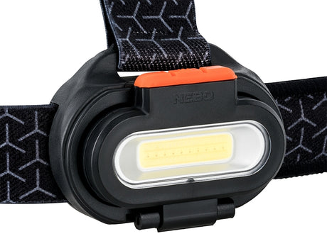 Nebo EINSTEIN NEB-HLP-0008 Headlamp, 2200 mAh, Alkaline, Lithium-Ion Battery, LED Lamp, 1500, 209 ft Beam Distance