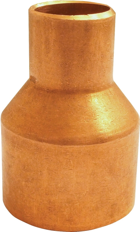 Elkhart Products 101R Series 30768 Reducing Pipe Coupling with Stop, 1-1/2 x 1 in, Sweat