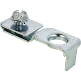 Prime-Line 0.38 in. D X 1.25 in. L Zinc-Plated Silver Steel Bracket 1 pk