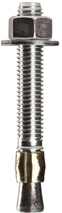 Cobra Anchors 498N Wedge Anchor, 3/8 in Dia, 3-3/4 in L, 844 lb, Steel, Plated, 2/PK