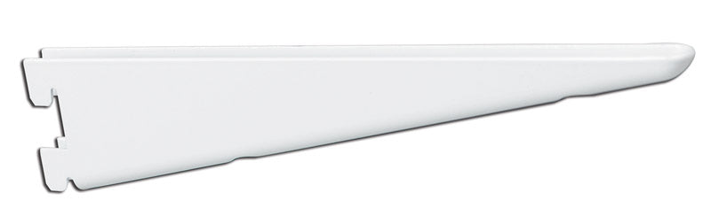 Knape & Vogt White Steel Bracket 16 Ga. 10-1/2 in. L 225 lb, Pack of 10