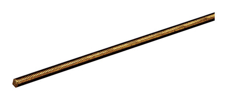 SteelWorks 5/16 in. D X 12 in. L Threaded Brass Rod 1 pk, Pack of 5