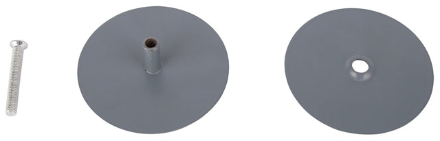 ProSource HSH-022-PS Hole Cover Plate, Steel, Power Coated, For: 1-3/8 to 2 Thick Doors in
