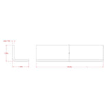 SteelWorks 1/8 in. X 1-1/4 in. W X 36 in. L Steel L-Angle