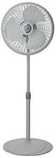 Lasko 2526 Adjustable Pedestal Fan, 120 V, 90 deg Sweep, 16 in Dia Blade, Plastic Housing Material, White