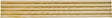 Waddell RFC37 Moulding, 3-1/4 in W, Casing, Fluted Profile, Pine, Pack of 10