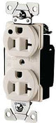 Eaton Wiring Devices AH8300W Duplex Receptacle, 2 -Pole, 20 A, 125 V, Back, Side Wiring, NEMA: 5-20R, White
