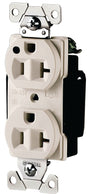Eaton Wiring Devices AH8300W Duplex Receptacle, 2 -Pole, 20 A, 125 V, Back, Side Wiring, NEMA: 5-20R, White