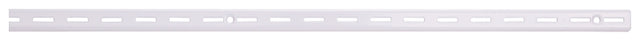 ProSource 25214PHL Shelf Standard, 2 mm Thick Material, 5/8 in W, 72 in H, Steel, White