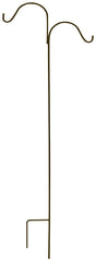 Landscapers Select GB-3092-1 Shepherd Hook, 24 in L, 64 in H, Steel, Hammer Tone Bronze, Matte, Floor