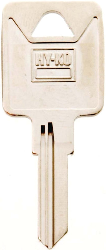 Hy-Ko 11010TM2 Key Blank, Brass, Nickel, For: Trimark Cabinet, House Locks and Padlocks, TM2 Key Number, Pack of 10