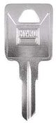 Hy-Ko 11010TM17 Key Blank, Brass, Nickel-Plated, For: Trimark TM17 Locks, Pack of 10