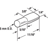 Richelieu Gold Metal Shelf Support Peg 5 mm Ga. 0.8 in. L 176 lb, Pack of 5