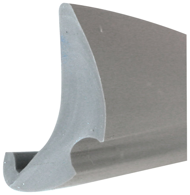 Make-2-Fit P 7777 Glass Glazing Spline, 0.19 in W, 0.47 in Thick, 200 ft L, Vinyl, Gray