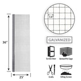 Garden Craft 36 in. H X 25 ft. L Galvanized Steel Hardware Cloth 1/4 in.
