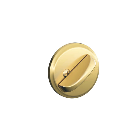 Schlage B-Series Bright Brass Brass Single Cylinder Deadbolt, Pack of 4