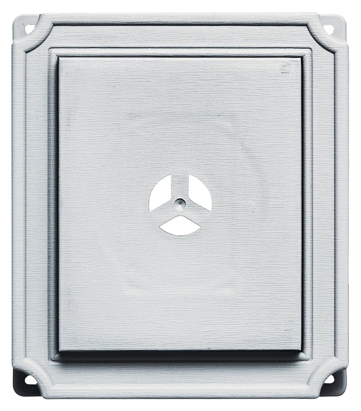 Builders Edge ORIGINAL MOUNTMASTER Series 130010001001 Mounting Block, 8 in L, 7 in W, Fiber Cement, White