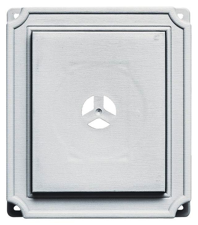 Builders Edge ORIGINAL MOUNTMASTER Series 130010001001 Mounting Block, 8 in L, 7 in W, Fiber Cement, White