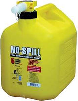 No-Spill 1467 Diesel Gas Can, 5 gal, Plastic, Yellow