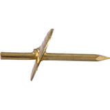 HILLMAN Brass-Plated Gold One Piece Quick Hanger 60 lb 3 pc, Pack of 10