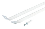Rubbermaid 0.66 in. W X 17.3 in. L Steel Support Brace/ Wall Anchor W/Drive Pin