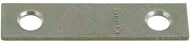 National Hardware N272-716 Mending Brace, 2 in L, 1/2 in W, Steel, Zinc, Screw Mounting, Pack of 40