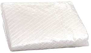 M-D 87619 Air Conditioner Cover with Elastic Strap, 30 in L, 28 in W, Polyethylene, Silver