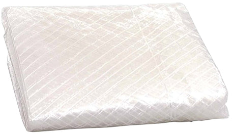 M-D 87619 Air Conditioner Cover with Elastic Strap, 30 in L, 28 in W, Polyethylene, Silver