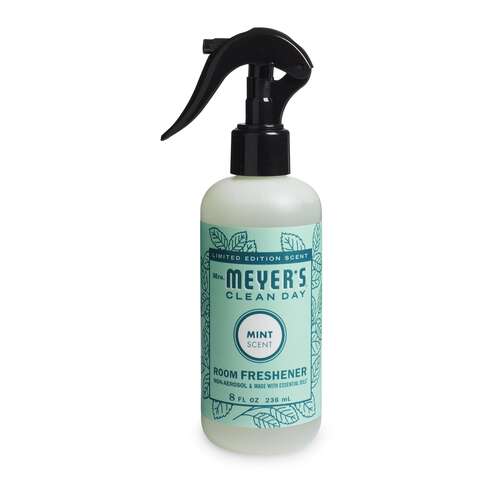 Mrs. Meyer's Clean Day Mint Scent Air Freshener Spray 8 oz Liquid, Pack of 6