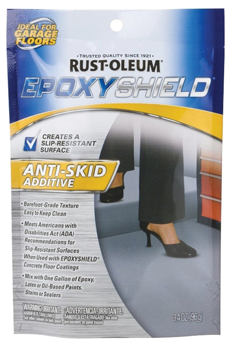 Rust-Oleum 279847 Anti-Skid Paint Additive, Solid, Solvent, Clear, 3.4 oz Pouch