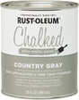 Chalked 285141 Chalk Paint, Ultra Matte, Country Gray, 30 oz, Pack of 2
