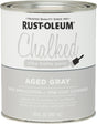 Chalked 285143 Chalk Paint, Ultra Matte, 30 oz, Aged Gray, Pack of 2